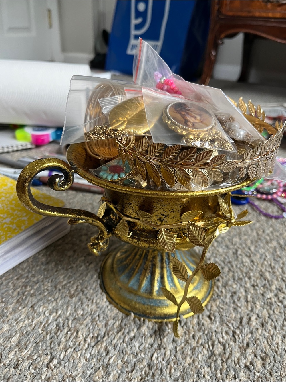 Goddess mystery jewelry jar